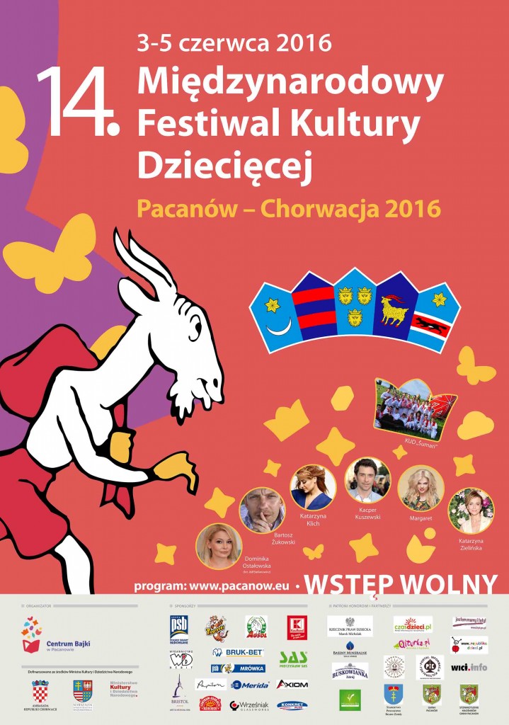 Plakat_B1 Festiwal Kultury Dziecięcej Pacanów 2016
