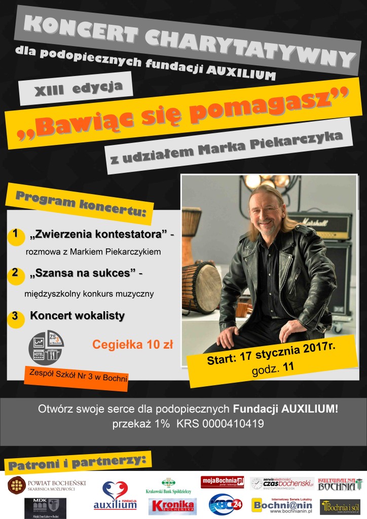 PLAKAT -impreza charytatywna